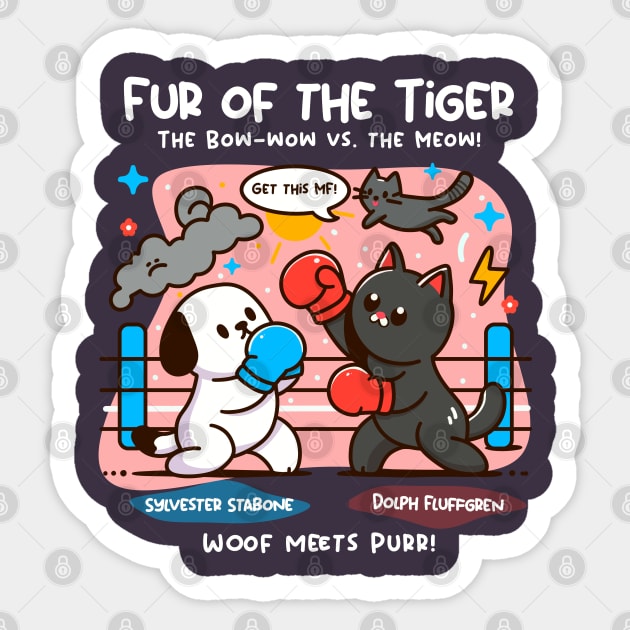 FUR OF THE TIGER Sticker by Fabrik